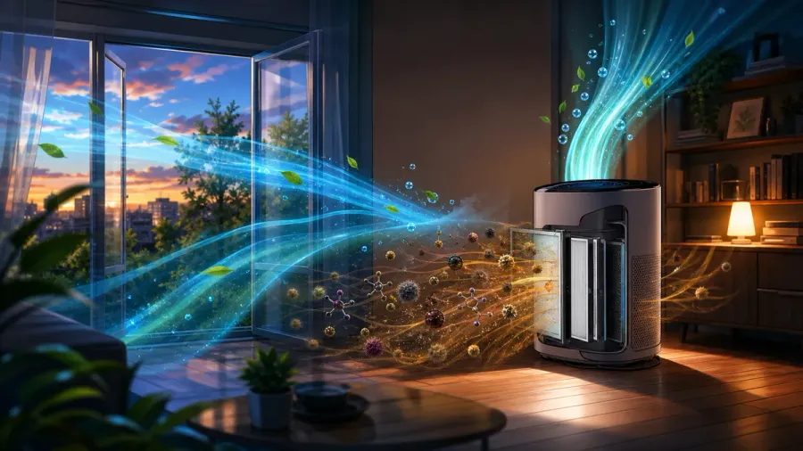 Air purifier vs ventilation: which improves indoor air quality more?
