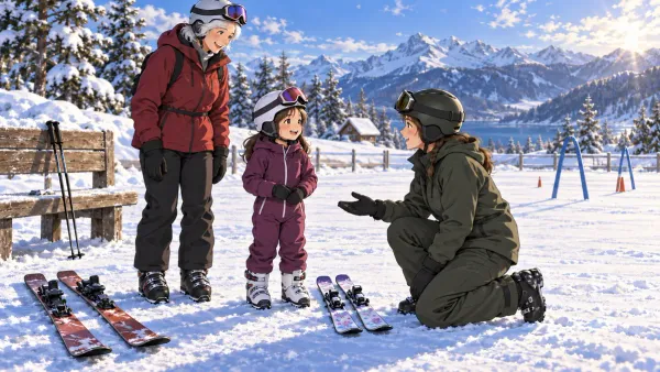 Età migliore per iniziare a sciare: bambini e adulti