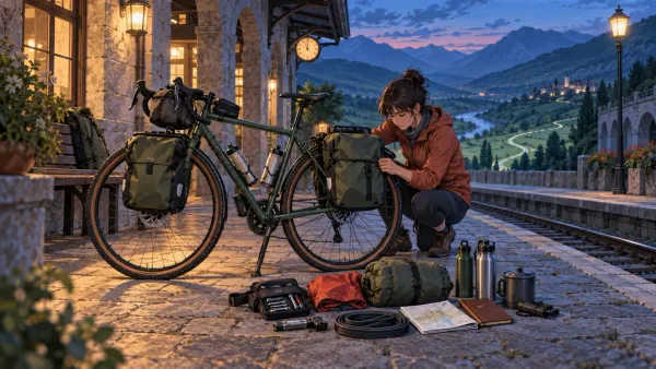 Ausrüstung für Fahrradtouren: leichter packen und sicherer fahren