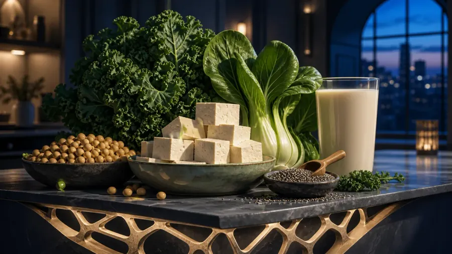 Aliments végétaux riches en calcium : en consommer assez et bien l’absorber