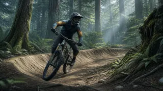 Downhill på mountainbike för nybörjare: teknik, säkerhet och progression