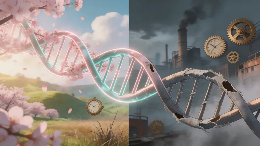 Epigenética e envelhecimento: Como o ambiente modifica os seus genes