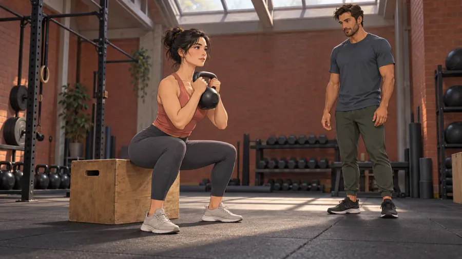 Functional training exercises: movements and beginner scaling