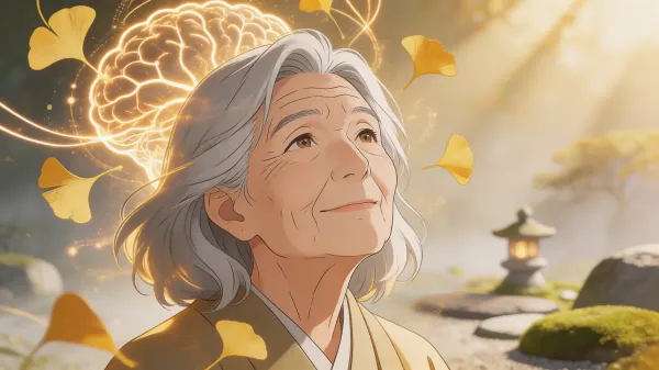 Ginkgo biloba: 대뇌순환과 인지노화