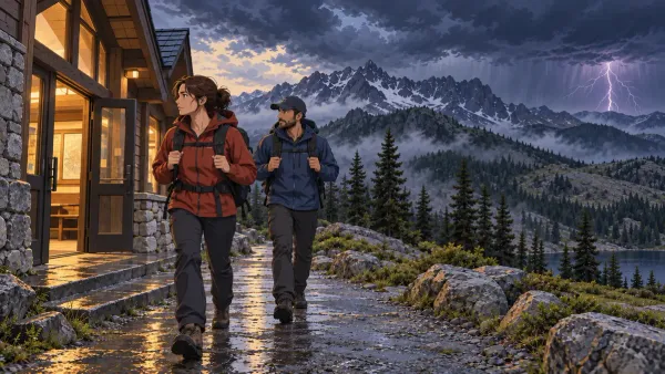 Veilig wandelen bij onweer: bliksem, schuilplaatsen en wanneer je omkeert