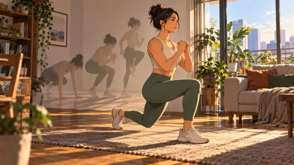 Training zu Hause ohne Geräte: ausgewogener Kraft- und Ausdauerplan