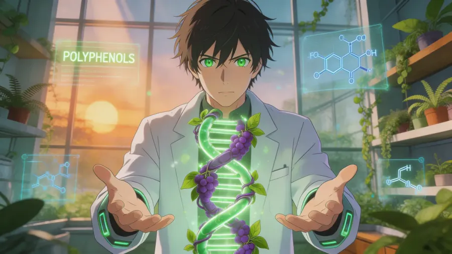 Polyfenoler og biologisk aldring: Hvordan planteforbindelser bremser dine ure