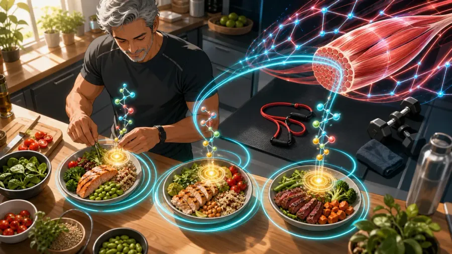 Protéines par repas après 50 ans : quelle quantité déclenche la synthèse musculaire ?