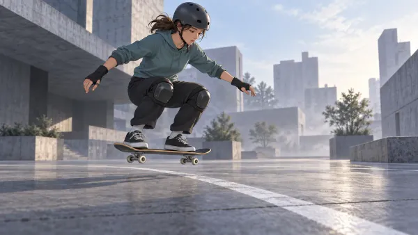 Manobras de skate para iniciantes: habilidades, segurança e progressão